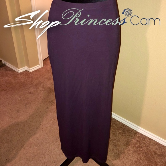 Express Dresses & Skirts - 💜💜💜Express Deep Purple Straight Long Skirt